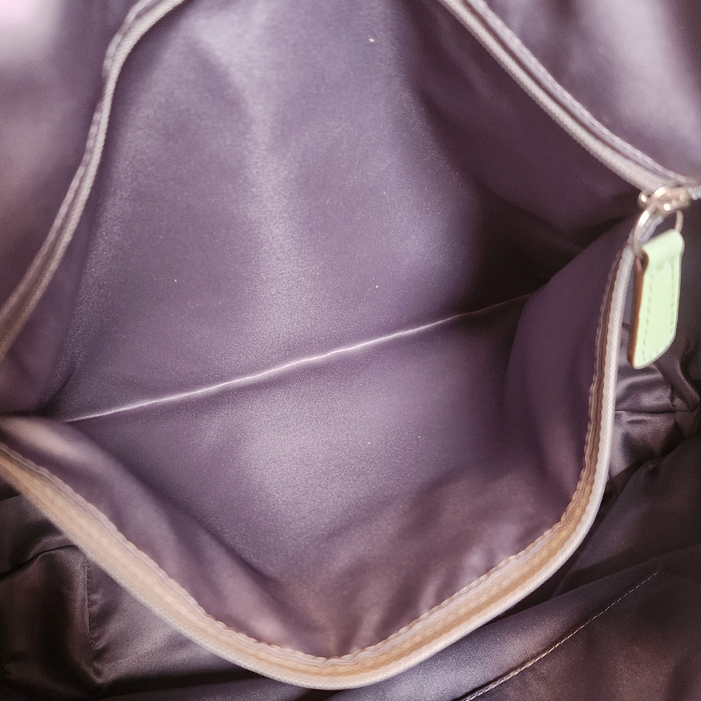 Coach Poppy Signature Glam Tote Aqua - Picture 14 of 15